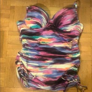 Tankini padded pushup bra